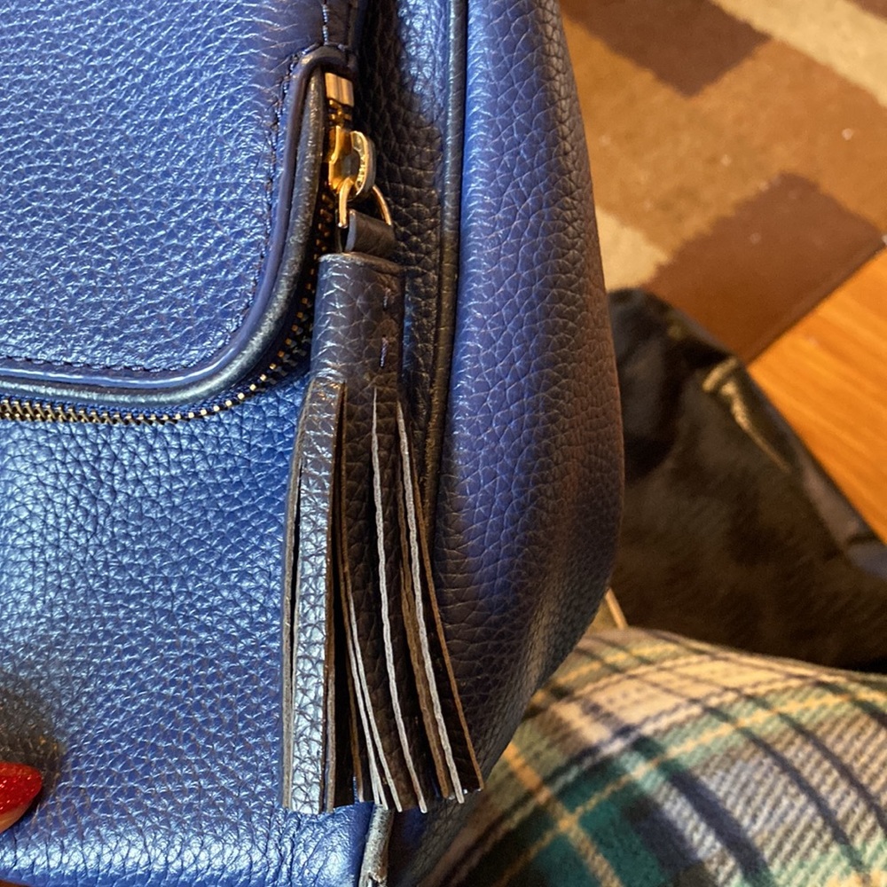 Kate Spade Navy Blue Purse (E) - Picture 5 of 5